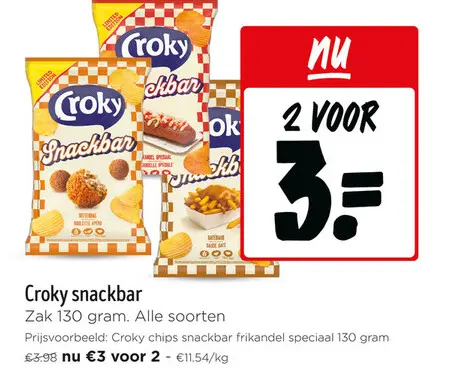 Promotie: Croky snackbar