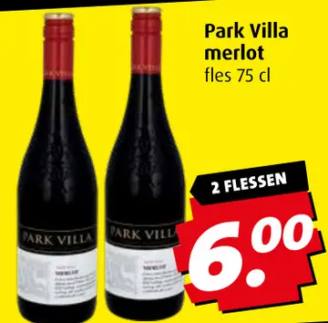 Aanbieding: Park Villa merlot