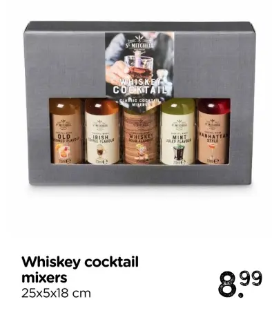 Aanbieding: Whiskey cocktail mixers