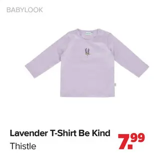 Aanbieding: Lavender T-Shirt Be Kind