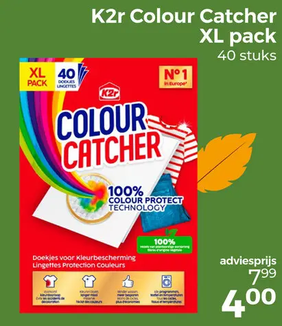 Aanbieding: K2r Colour Catcher XL pack