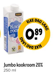 Promotie: Kookroom 20%