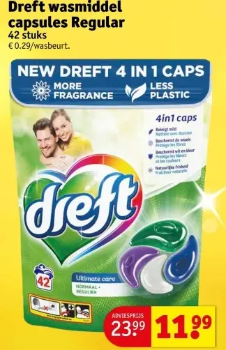 Promotie: Wasmiddel capsules Regular