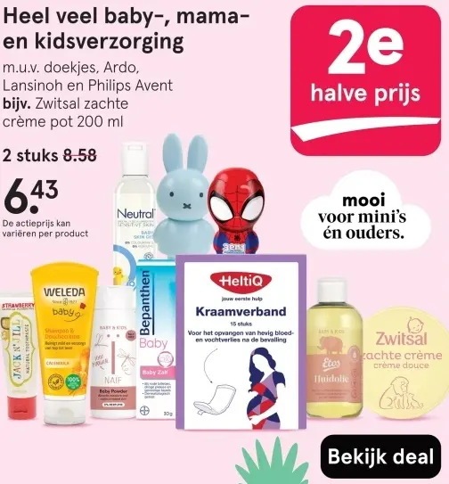 Aanbieding: Heel veel baby-, mama- en kidsverzorging