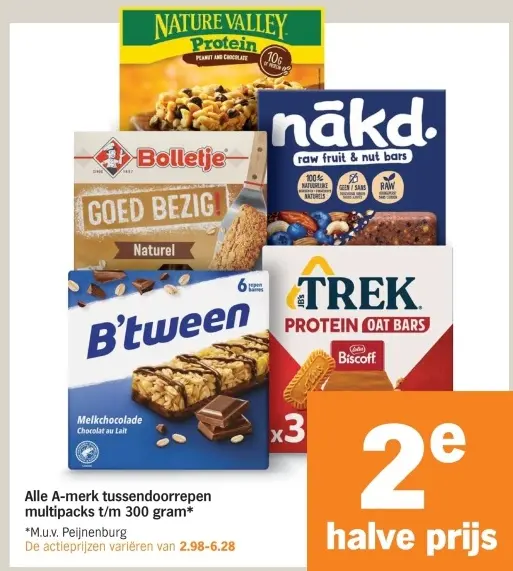 Aanbieding: Tussendoorrepen multipacks