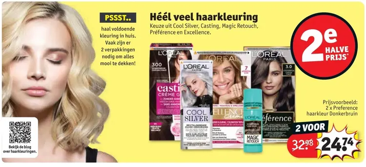 Aanbieding: Haarkleuring