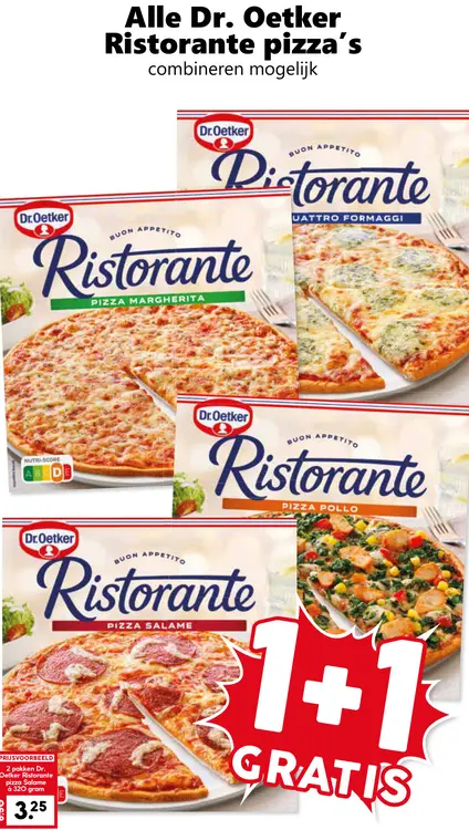Aanbieding: Ristorante pizza