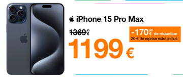 Offre: iPhone 15 Pro Max