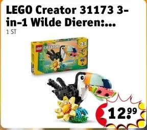Aanbieding: LEGO Creator 31173 3-in-1 Wilde Dieren:...