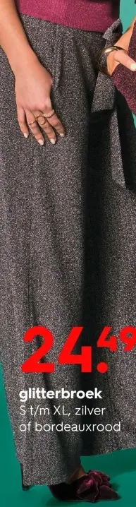 Aanbieding: glitterbroek