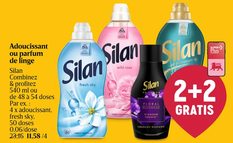 Offre: Adoucissant ou parfum de linge