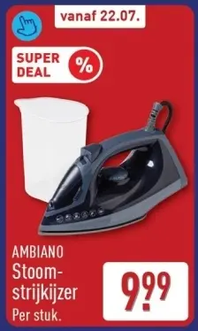 Aanbieding: Stoomstrijkijzer