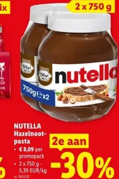 Promotie: Hazelnoot-pasta