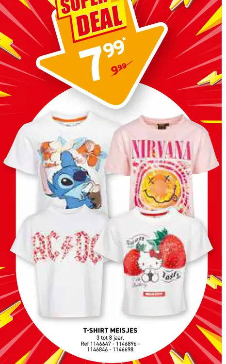Promotie: T-shirt meisjes