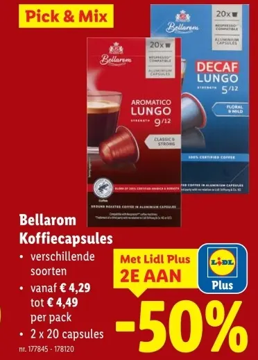 Promotie: Koffiecapsules