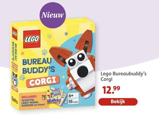 Aanbieding: Lego Bureaubuddy's Corgi