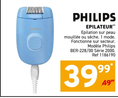 Offre: Epilateur
