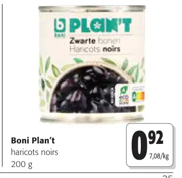 Offre: haricots noirs