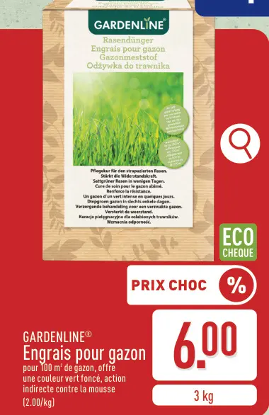 Offre: Engrais pour gazon