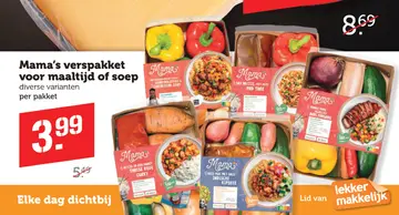 Aanbieding: Mama's verspakket voor maaltijd of soep