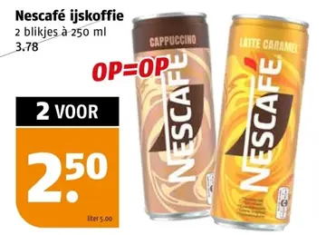 Aanbieding: Nescafé ijskoffie