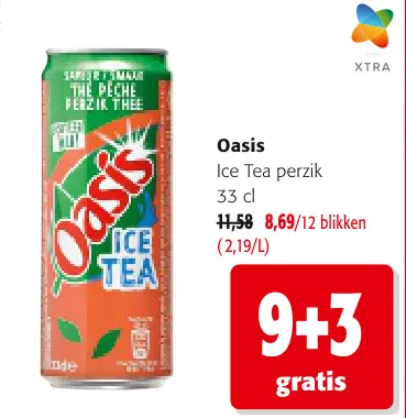 Promotie: Ice Tea perzik