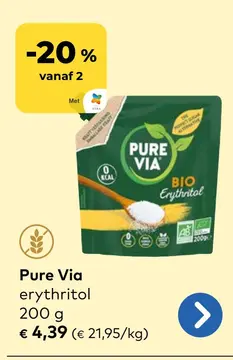 Aanbieding: Pure Via erythritol