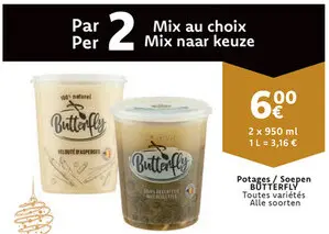 Offre: Potages / Soepen