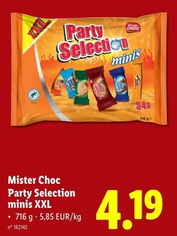 Offre: Party Selection minis XXL