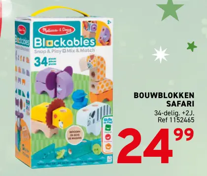 Aanbieding: Bouwblokken safari