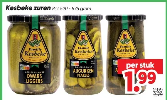 Aanbieding: Kesbeke zuren