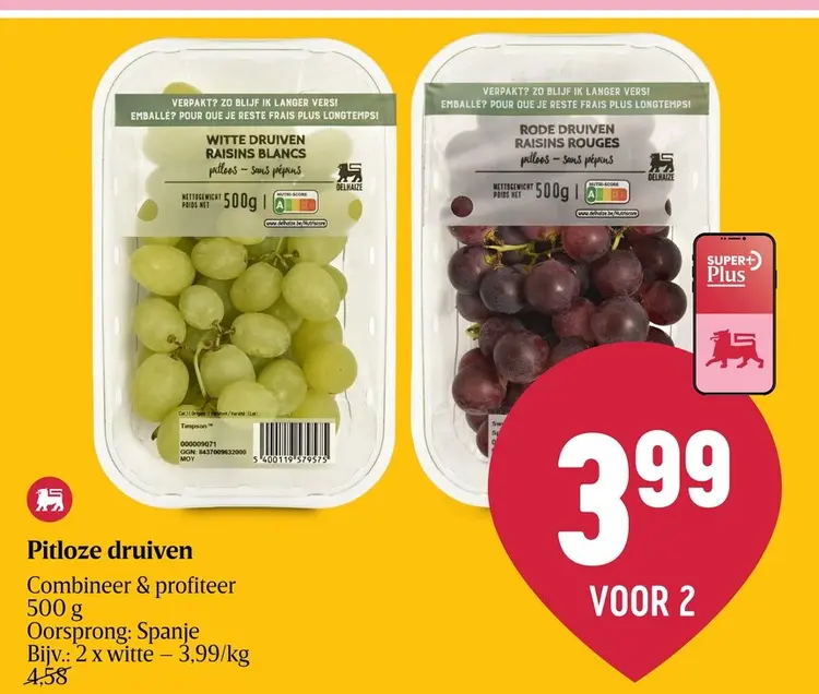 Promotie: Pitloze druiven