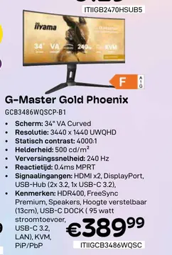 Aanbieding: G-Master Gold Phoenix