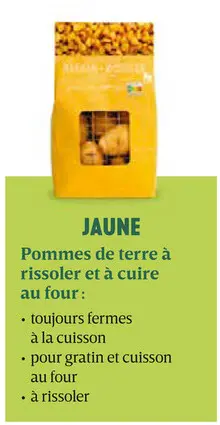 Offre: Pommes de terre à rissoler et à cuire au four