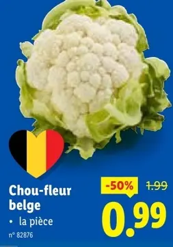 Offre: Chou-fleur belge