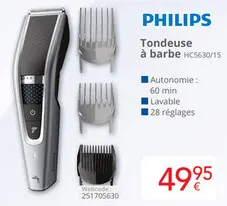 Offre: Tondeuse à barbe