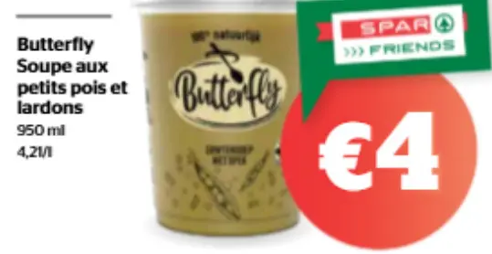 Offre: Soupe aux petits pois et lardons