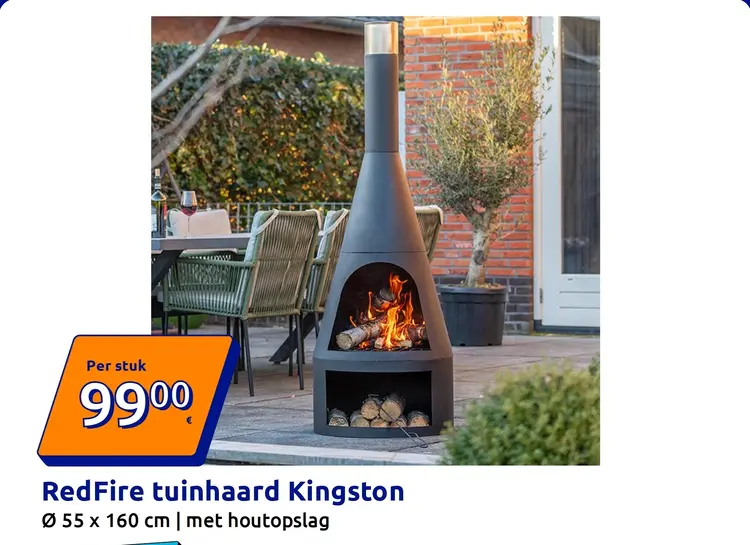 Promotie: tuinhaard Kingston