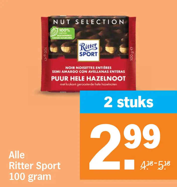Aanbieding: Alle Ritter Sport