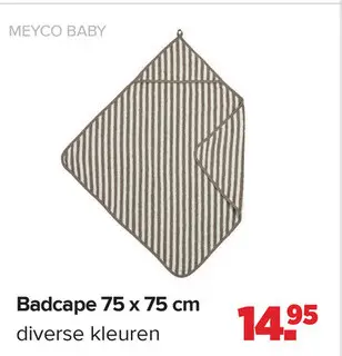 Aanbieding: Badcape