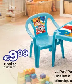 Offre: Pat' Patrouille Chaise