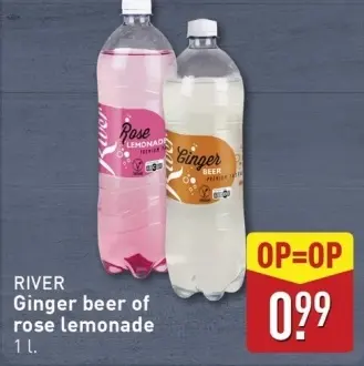 Aanbieding: Ginger beer of rose lemonade