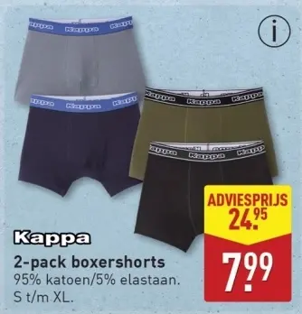 Aanbieding: 2-pack boxershorts