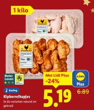 Aanbieding: Kipborrelhapjes