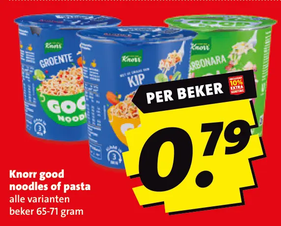 Aanbieding: Good noodles of pasta