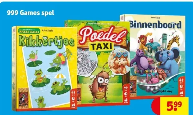 Aanbieding: 999 Games spel