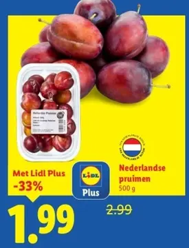 Aanbieding: Nederlandse pruimen