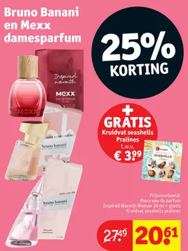 Aanbieding: Bruno Banani en Mexx damesparfum