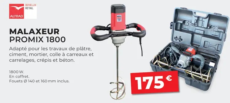 Offre: Malaxeur promix 1800