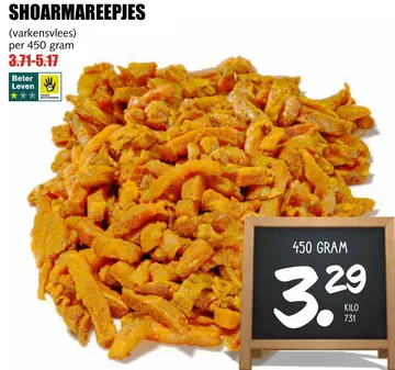 Aanbieding: Shoarmareepjes